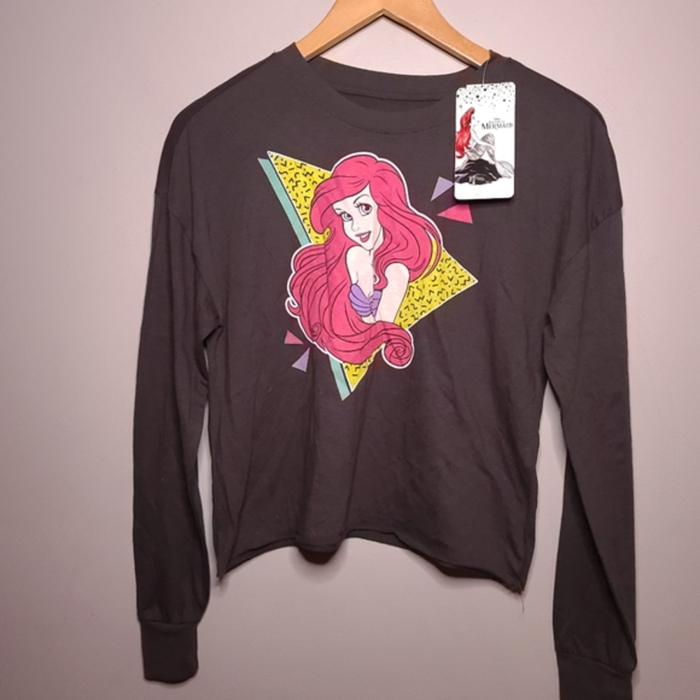 Disney Ariel long sleeve cropped xs